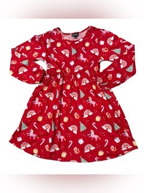 Picapino Holiday Long Sleeve Dress Size 10